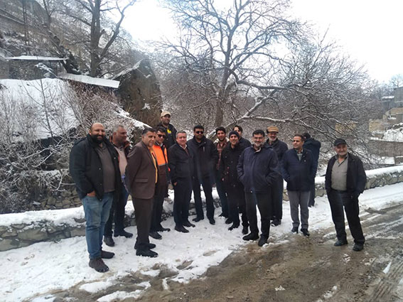 بازدید میدانی سرپرست اداره امور منابع آب شهرستان کرج از روستای دُروان با محوریت رسیدگی به مشکلات اهالی