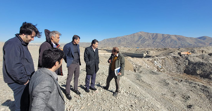 بازدید مدیرعامل آب منطقه‌ای البرز از پروژه تغذیه مصنوعی رودخانه‌های کرج و فردیس